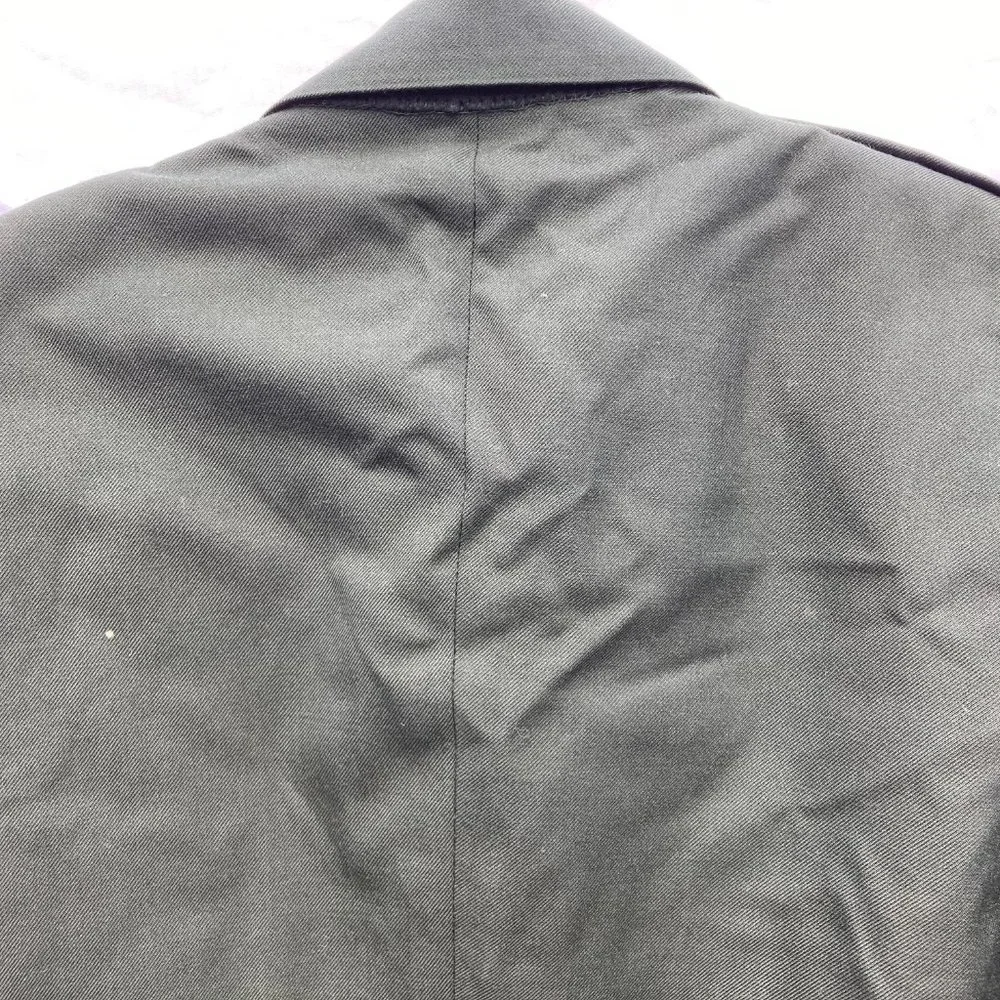 Vintage U.S. Army Men's Coat Green 36R Dress Uniform DeRossi & Son Overcoat - Picture 6 of 10